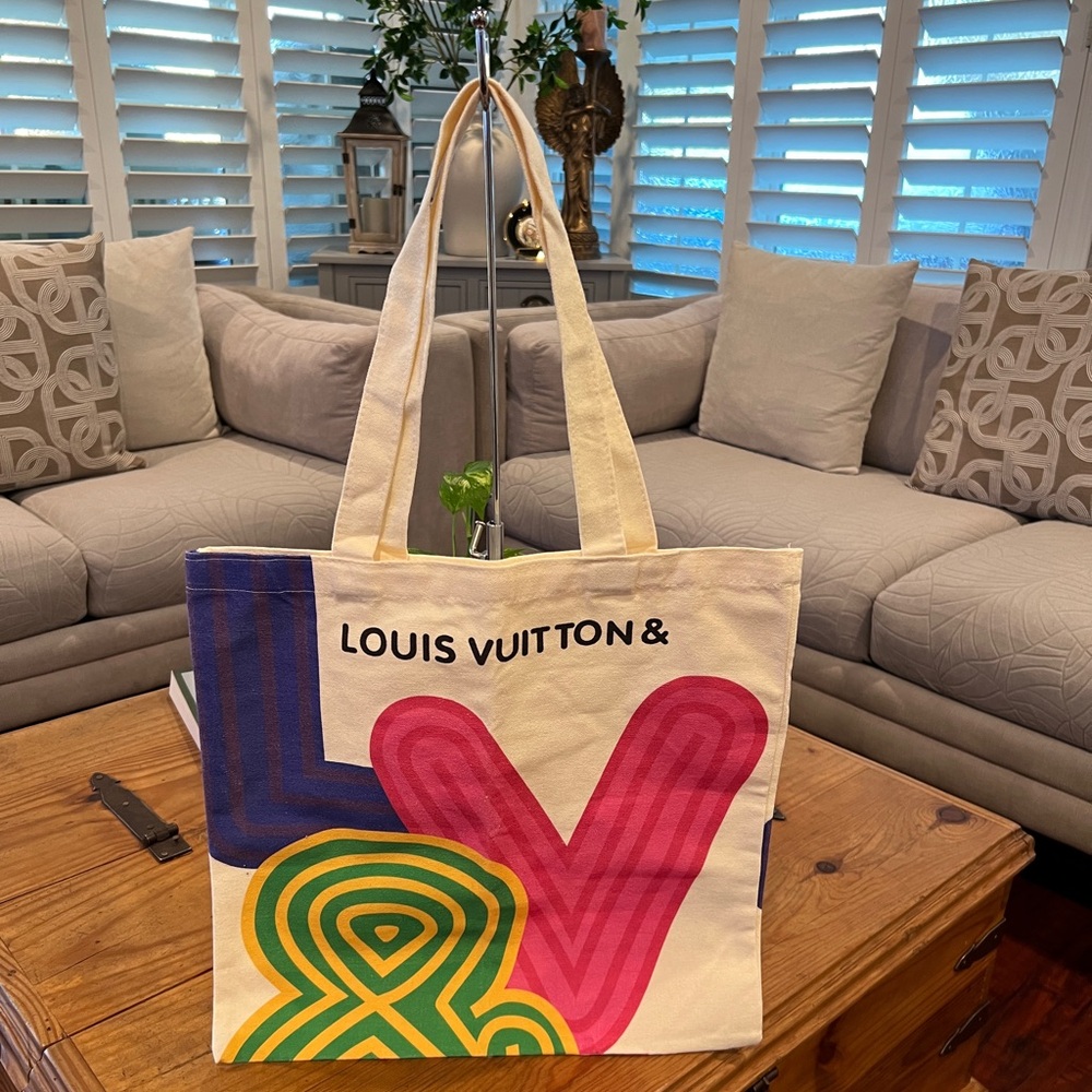 Louis Vuitton Multicolor Canvas Tote NEW - Picture 12 of 16